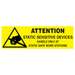 5/8" x 2" Awareness Labels (Mil-Std 129), 500/Roll